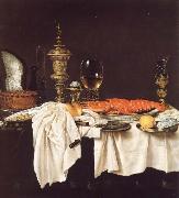 Willem Claesz Heda Still life with a Lobster USA oil painting artist